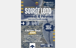 Loto du club = Samedi 08 Février 2025