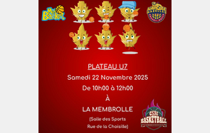 Plateau U7 = Samedi 22 Novembre