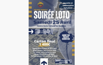 Loto du Club = Samedi 25 Avril