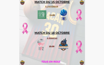 Matchs du 15 &amp; 18 Octobre