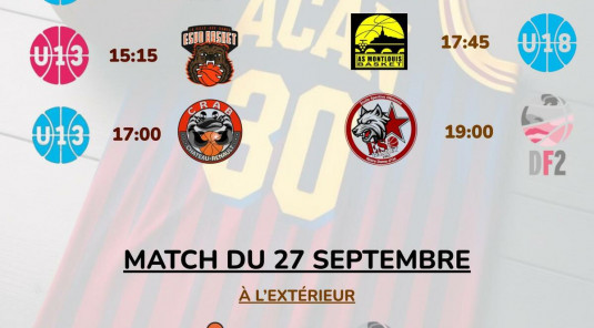 Matchs du 26 & 27 Septembre